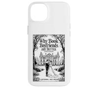 Why Book Boyfriends Are Better Funny Bookish Romance Cover Case for iPhone 14 Plus