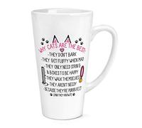 Why Cats are The Best 17oz Large Latte Mug Cup