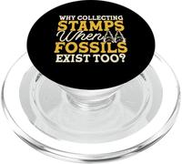 Why Collecting Stamps When Fossils Exist Too? PopSockets PopGrip for MagSafe