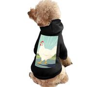 Why Did The Chicken Crossed The Road Cute Dog And Cat Clothes Pet Hoodie Sweatshirt Pullover Sweater Coat