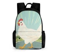Why Did The Chicken Crossed The Road Fashion Backpack Cute Mini Bag Daypack Unisex