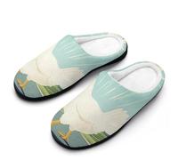 Why Did The Chicken Crossed The Road Mens Slipper Slip On Winter Warm House Slippers Shoes Indoor Outdoor