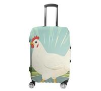 Why Did The Chicken Crossed The Road Suitcase Cover Elastic Luggage Covers Protectors Anti-Scratch Travel Essentials