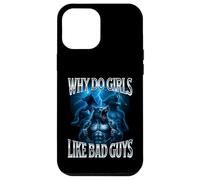 Why Do Girls Like Bad Guys Alpha Wolf Meme Brainrot Cringe Case for iPhone 12 Pro Max