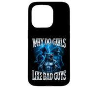 Why Do Girls Like Bad Guys Alpha Wolf Meme Brainrot Cringe Case for iPhone 15 Pro