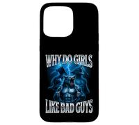 Why Do Girls Like Bad Guys Alpha Wolf Meme Brainrot Cringe Case for iPhone 15 Pro Max