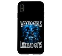 Why Do Girls Like Bad Guys Alpha Wolf Meme Brainrot Cringe Case for iPhone XS Max