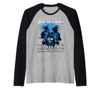 Why Do Girls Like Bad Guys Alpha Wolf Meme Brainrot Cringe Raglan Baseball Tee