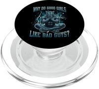 Why Do Good Girls Like Bad Guys Funny Hard Dank Meme Bootleg PopSockets PopGrip for MagSafe