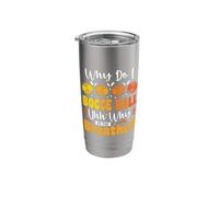 Why do I Bocce Ball uhh why do You Breathe? - Bocce Ball Stainless Steel Insulated Tumbler