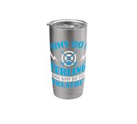 Why do I Curling uhh why do You Breathe? - Curling Stainless Steel Insulated Tumbler
