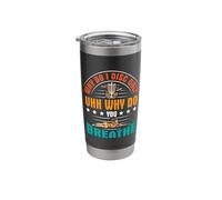 Why do I Disc Golf uhh why do You Breathe? - Disc Golf Stainless Steel Insulated Tumbler