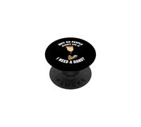 Why Do People Ask If I Need A Hand Funny Leg Amputee PopSockets Adhesive PopGrip
