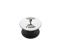 Why Do People Ask If I Need A Hand Funny Leg Amputee PopSockets Adhesive PopGrip