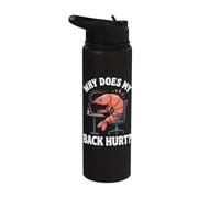 Why Does My Back Hurt? Stainless Steel Insulated Water Bottle