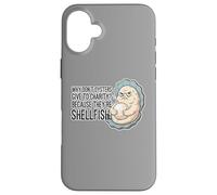 Why Don't Oysters Give to Charity Selfish Shellfish Dad Joke Case for iPhone 16 Plus