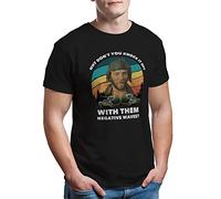 Why Don't You Knock It Off with Negative Waves Men's T-Shirt for Mens Black