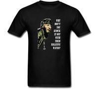 Why Don't You Knock It Off with Them Negative Waves T-Shirt Men Unisex Tee Size M Black