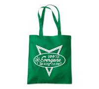 Why Everyone Talking To me Tote Shopping Bag 10 Litres Capacity 42 x 38cm