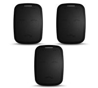 WHY EVO NOA 4 Button Universal Remote Control - Programmable Fixed Code or Rolling Code - 433 or 868 MHz Frequencies for Gates and Garage Doors (Black Licorice 3 Pack Remotes)