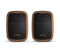 WHY EVO NOA 4 Button Universal Remote Control - Programmable Fixed Code or Rolling Code - 433 or 868 MHz Frequencies - For Gates and Garage Doors (Wild Tobacco Remote Control Set of 2)