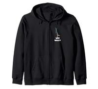 Why go? Man Makes Hand Stand Athletes Gifts Zip Hoodie