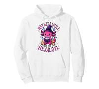 Why Hex a Little When You Can Hexalotl Funny Axolotl Witch Pullover Hoodie