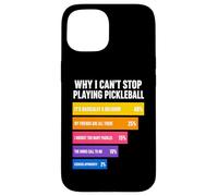 Why I Can't Stop Playing Pickleball Reasons Case for iPhone 15