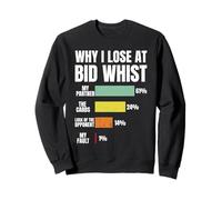 Why i lose at Bid whist card game Sweatshirt
