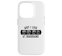 Why I Lose At Boardgame Cards Dice Board Games Case for iPhone 14 Pro