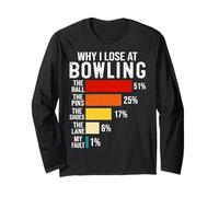 Why I Lose at Bowling - Funny Sport Bowler Long Sleeve T-Shirt