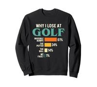 Why I Lose At Golf - Golf Lover Golfer Golfing Sweatshirt