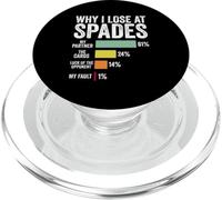 Why i lose at spades PopSockets PopGrip for MagSafe
