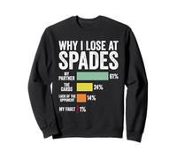 Why i lose at spades Sweatshirt