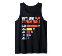 Why I Lost At Pickleball Paddleball Funny Pickleball Tank Top