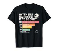 Why I'm Still Waiting for It to Be Quiet Teacher Humor T-Shirt
