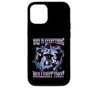 Why Is Everything Bullshit Tho? Weirdcore Cat Meme Case for iPhone 12/12 Pro