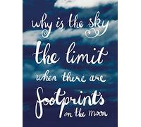 Why Is The Sky The Limit Canvas Print, Multi-Colour, 40 x 50 cm