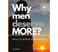 Why men deserve more?: Joke book, gift with one sentence 'They don't!'