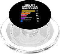 Why My Opponents Are Always Wrong Pickleball PopSockets PopGrip for MagSafe