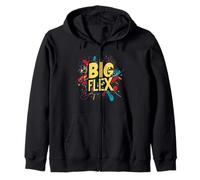 Why not wear Big Flex Statement now Zip Hoodie