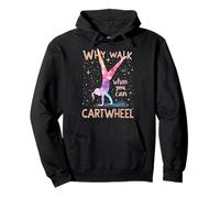 Why run when you can beat a bicycle? Gymnast Girl Pullover Hoodie