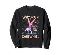 Why run when you can beat a bicycle? Gymnast Girl Sweatshirt