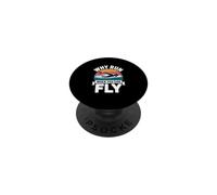 Why Run When You Can Fly Swim Training Retro PopSockets Adhesive PopGrip