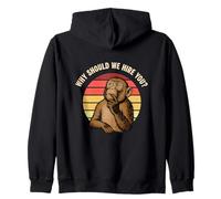 Why Should We Hire You Funny Monkey Thinking Interview Meme Zip Hoodie
