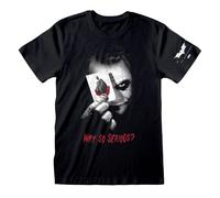 Why So Serious T-Shirt DC Comics Black S