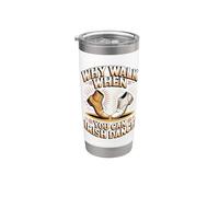 Why Walk When You Can Irish Dance Irish Dance Dancer Stainless Steel Insulated Tumbler
