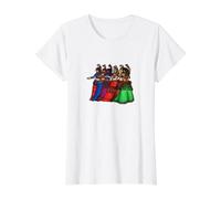Why Walk When You can Shimmy Belly Dancer Illustration Value Graphic T-Shirt, Women, White, L