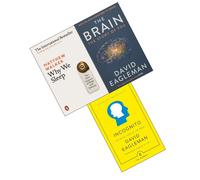 Why We Sleep,BrainStory of You,Incognito 3 Books Collection Set Brand NEW