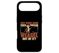 Why Work Hard When You Can Weasel Out Of It For Weasel Owner Case for iPhone Air